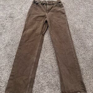 Brown Abercrombie jeans